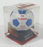 1998 Old St. Andrews Scotch Whisky France '98 World Cup White and Blue Football Soccer Ball Shaped Bottle New in Box