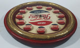 Rare Vintage Style Pepsi-Cola Drink Ice-Cold 3D Bottle Cap Numbers 16 1/2" Heavy Wood Hand Painted Wall Clock