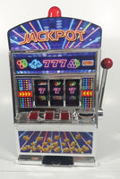 Merchant Ambassador Holdings Jackpot 777 Mechanical Slot Machine 14 1/2" Tall Coin Bank