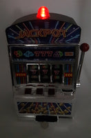 Merchant Ambassador Holdings Jackpot 777 Mechanical Slot Machine 14 1/2" Tall Coin Bank