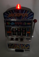 Merchant Ambassador Holdings Jackpot 777 Mechanical Slot Machine 14 1/2" Tall Coin Bank