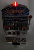 Merchant Ambassador Holdings Jackpot 777 Mechanical Slot Machine 14 1/2" Tall Coin Bank