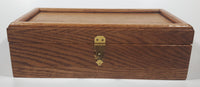 Oak Wood 10 1/2" Jewelry Box