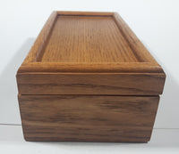 Oak Wood 10 1/2" Jewelry Box