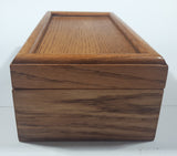 Oak Wood 10 1/2" Jewelry Box