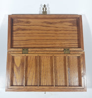 Oak Wood 10 1/2" Jewelry Box