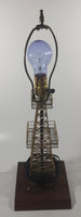 Oil Derrick Drilling Rig Tower 21 1/2" Tall Table Lamp