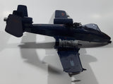 Vintage 1984 Hasbro G.I. Joe Z06 Rattler Wild Weasel 17" Long Dark Blue Plastic Air Plane