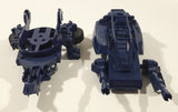 Vintage 1984 Hasbro G.I. Joe Cobra Double Gun Cannon 7" Long Dark Blue Plastic Vehicle