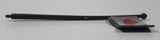 Vintage 1983 G.I. Joe Headquarters Canada Flag Pole 5 1/2" Tall Grey Plastic Toy Accessory
