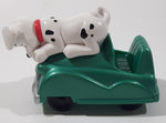 2000 McDonald's Disney 101 Dalmatians #46 Dog on Top of Green Car 4" Long Toy Car