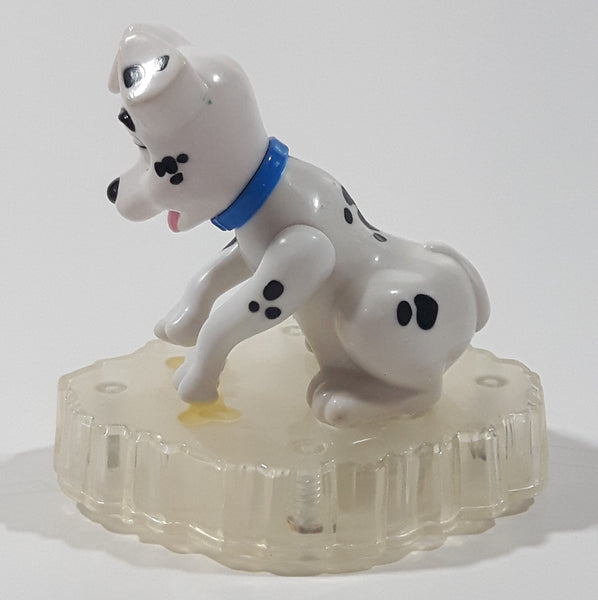 2000 McDonald's Disney 102 Dalmatians #39 Dog On Ice Berg with Bone Frozen Inside 3" Tall Toy Figure