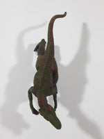 Dark Green Velociraptor 6" Long Dinosaur Toy Figure