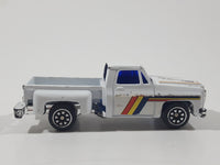 Vintage Soma Super Wheels 1973-80 Chevy Stepside Pickup Truck White Die Cast Toy Car Vehicle