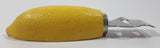 Progressus Lemon Shaped 4 3/4" Long Stainless Steel Lemon Zest Bar Tool