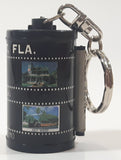 Vintage Key West Florida Camera Photo Film Roll Pull Out Key Chain with 12 Views