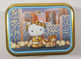 2000 Sanrio Hello Kitty Walking Her Dog Tin Metal Container