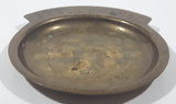 Vintage 1970s Small Change Brass Metal Coin Dish Tray