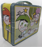 2003 Viacom Nickelodeon The Fairly Odd Parents Poof! Embossed Tin Metal Lunch Box