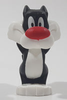 2020 McDonald's Looney Tunes Sylvester The Cat with Wood Mallet Sledgehammer 2 3/4" Tall Plastic Toy Figure