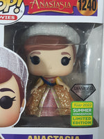 2022 Funko Pop! Movies Anastasia Diamond Collection Summer Convention Limited Edition #1240 Anastasia 4" Tall Vinyl Figure New in Box