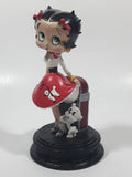 NJ Croce Betty Boop with Pudgy Dog and Red Jukebox 5 5/8" Tall Resin Figurine