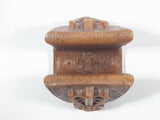 Vintage Coco Joe's Hawaii Tiki God 4" Tall Hapa Wood Napkin Holder