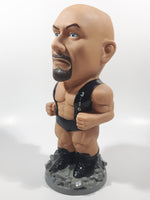 1998 Titan Sports Ringside Supplies Superstar Sound Bank Stone Cold Steve Austin 3:16 Wrestler Shaped 9 3/4" Tall Vinyl Coin Bank Missing Plug & Sound Batteries Dead