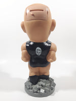 1998 Titan Sports Ringside Supplies Superstar Sound Bank Stone Cold Steve Austin 3:16 Wrestler Shaped 9 3/4" Tall Vinyl Coin Bank Missing Plug & Sound Batteries Dead