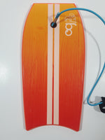 Battat Our Generation Gabe Surf Board Skimboard Orange with White Stripes Miniature 4 3/4" x 9 3/4" Toy For 18" Doll