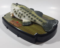 RARE 1999 USA Item No. 1008 "Singing Sam River Fish" Singing Moving Bass Fish On Plastic Plaque WORKING