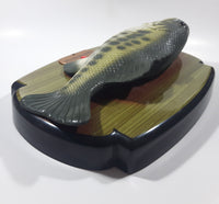 RARE 1999 USA Item No. 1008 "Singing Sam River Fish" Singing Moving Bass Fish On Plastic Plaque WORKING