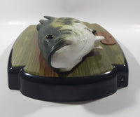 RARE 1999 USA Item No. 1008 "Singing Sam River Fish" Singing Moving Bass Fish On Plastic Plaque WORKING