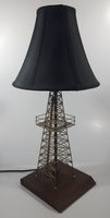 Oil Derrick Drilling Rig Tower 21 1/2" Tall Table Lamp
