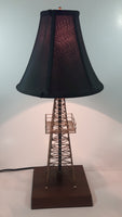 Oil Derrick Drilling Rig Tower 21 1/2" Tall Table Lamp