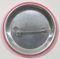 Bullying STOPS Here! Take A Stand Lend A Hand Bright Pink 2 1/4" Round Button Pin