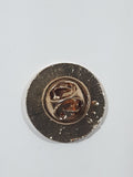 COVID-19 Vaccinated 3/4" Enamel Metal Pin