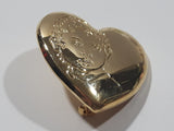 The Variety Club Children's Charity Etched Face of Child Heart Shaped Metal Pin