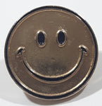 Smiley Face Shaped 3/4" Enamel Metal Pin