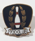 700 Bowling Award Enamel Metal Lapel Pin