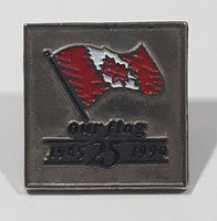 Canada Our Flag 1965 to 1990 25 Years 3/4" x 3/4" Enamel Metal Pin