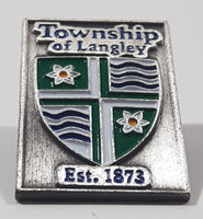 Township of Langley British Columbia Est. 1873 5/8" x 1" Enamel Metal Lapel Pin