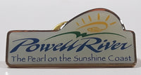 Powell River The Pearl on the Sunshine Coast 5/8" x 1 1/4" Metal Lapel Pin