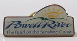 Powell River The Pearl on the Sunshine Coast 5/8" x 1 1/4" Metal Lapel Pin