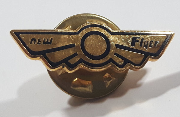 New Flyer 1/4" x 7/8" Gold Tone Metal Lapel Pin