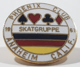 1961 Skatgruppe Phoenix Club Anaheim California 1" Enamel Metal Lapel Pin