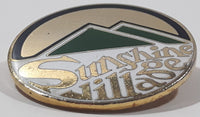 Sunshine Village British Columbia 1 1/8" Enamel Metal Lapel Pin