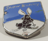 Snow Bunny 3/4" x 1" Enamel Metal Lapel Pin