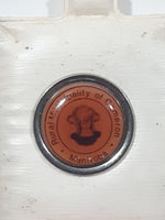 Vintage Souvenir Canada Rural Municipality of Cameron Manitoba 3/4" Enamel Metal Lapel Pin