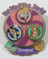 2008 Disney Official Pin Trading Disneyland Resort The Mad Tea Party 1 3/4" x 2" Enamel Metal Lapel Pin